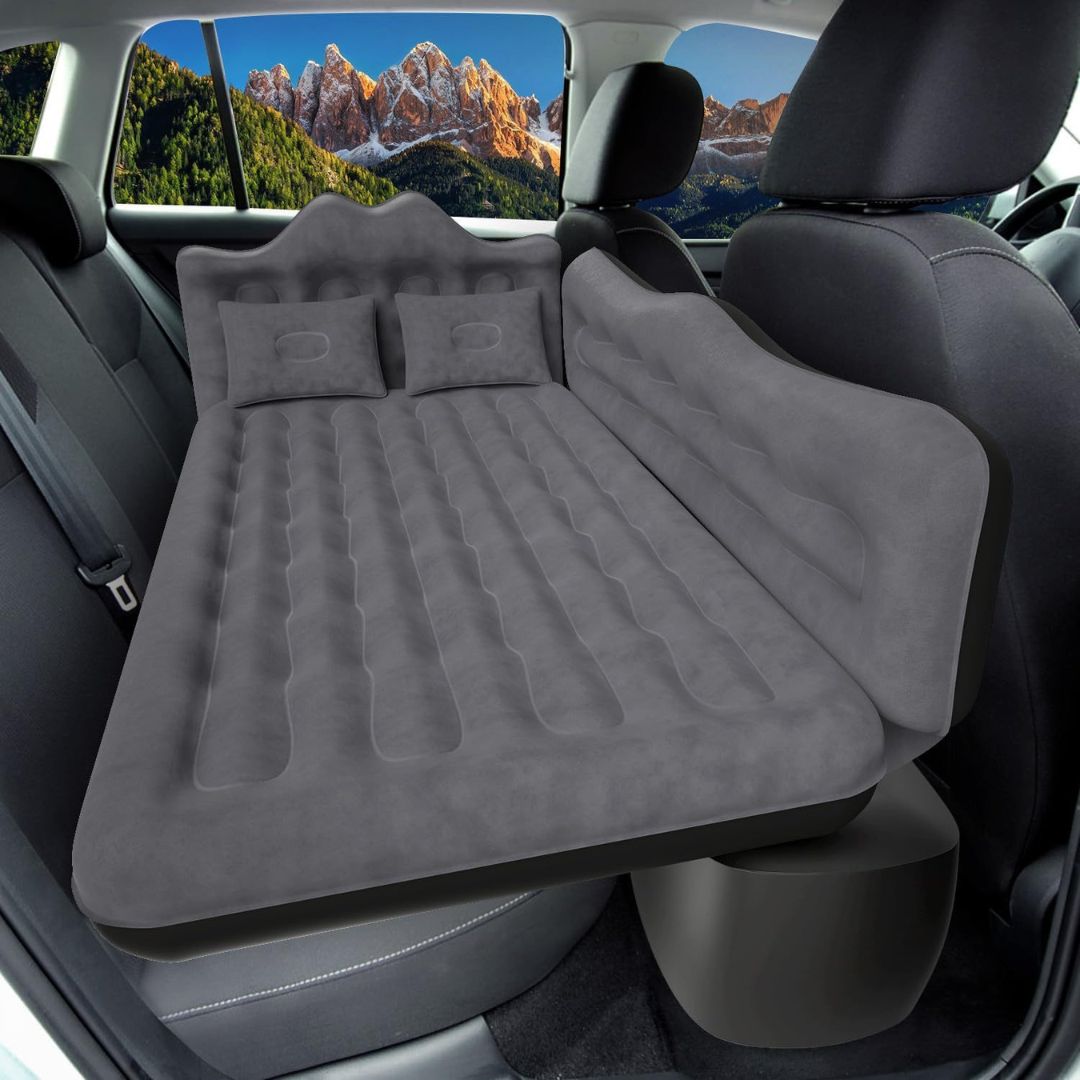RoadRest™ – Inflatable Car Air Mattress with Pillows