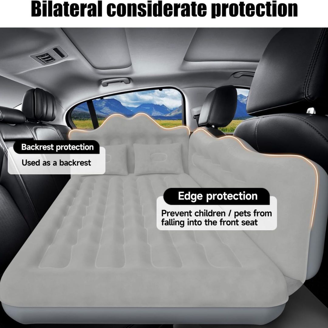 RoadRest™ – Inflatable Car Air Mattress with Pillows