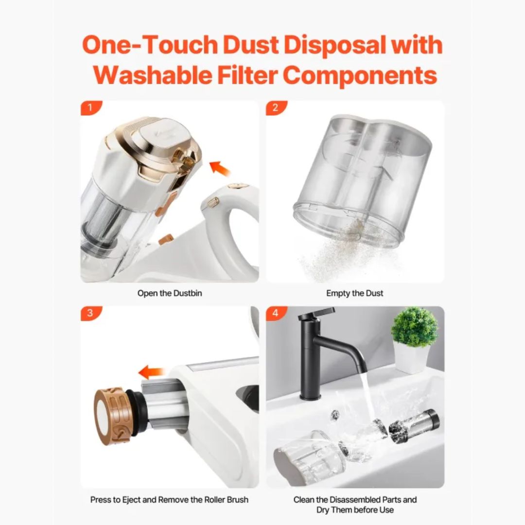 PureRest™ – Handheld Mattress & Fabric Vacuum